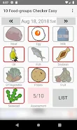 10 Food-groups Checker Easy Capture d'écran 1