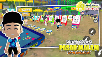 Simulator Game Pasar Malam 3D Screenshot 1