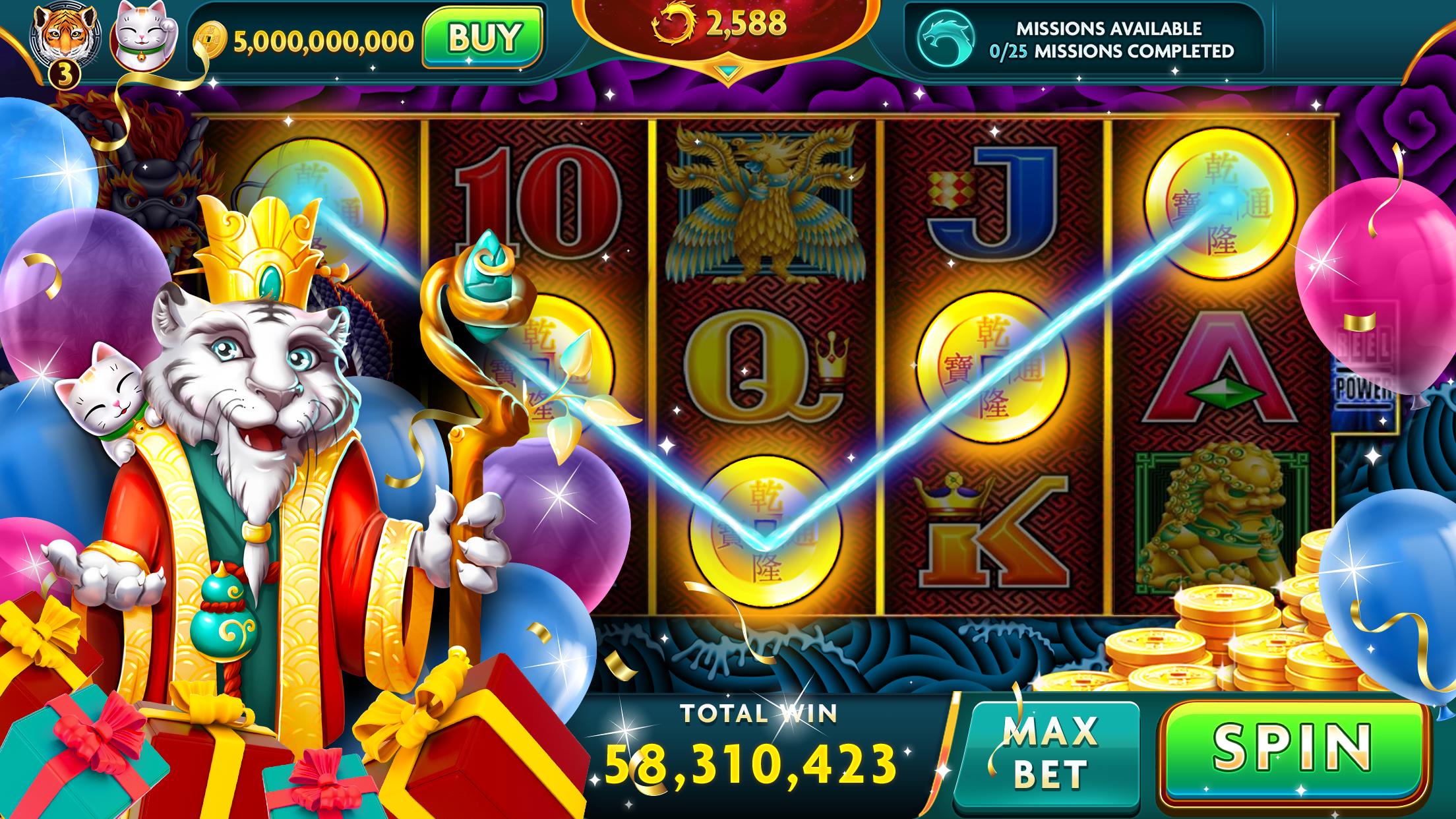 Mighty Fu Casino - Slots Game Captura de tela 3