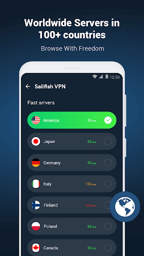 SailfishVPN - Fast, Secure VPN 스크린샷 2