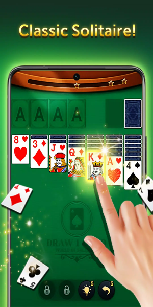 Klondike: World of Solitaire Captura de tela 1