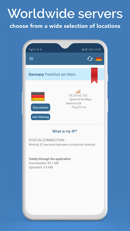 Easy VPN Free - Unlimited Secure VPN Proxy Captura de pantalla 3