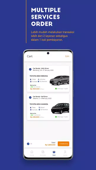 TRACtoGo: Rental Mobil & Bus スクリーンショット 2