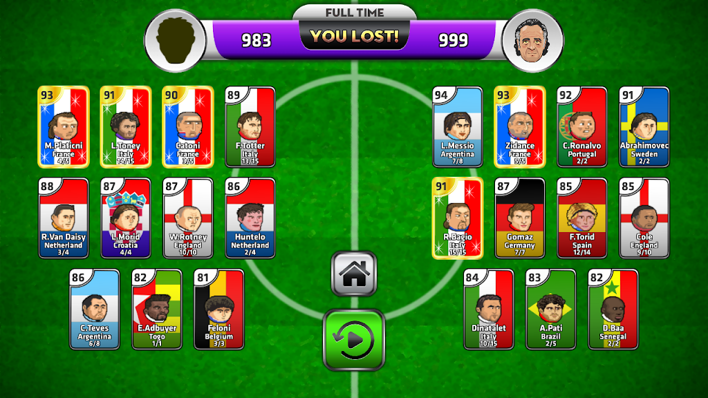 Head Soccer Cards 스크린샷 1