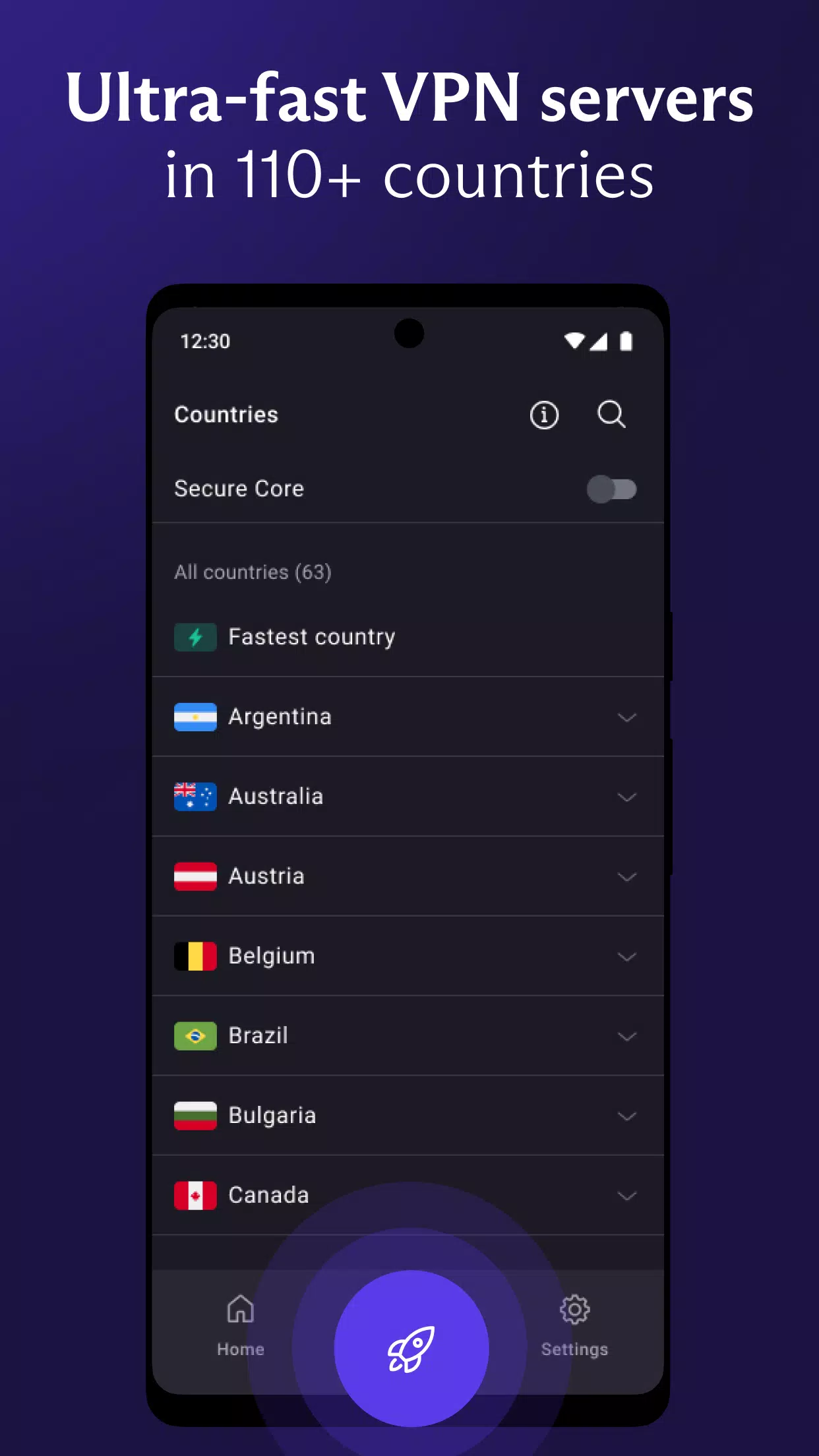 Proton VPN スクリーンショット 3