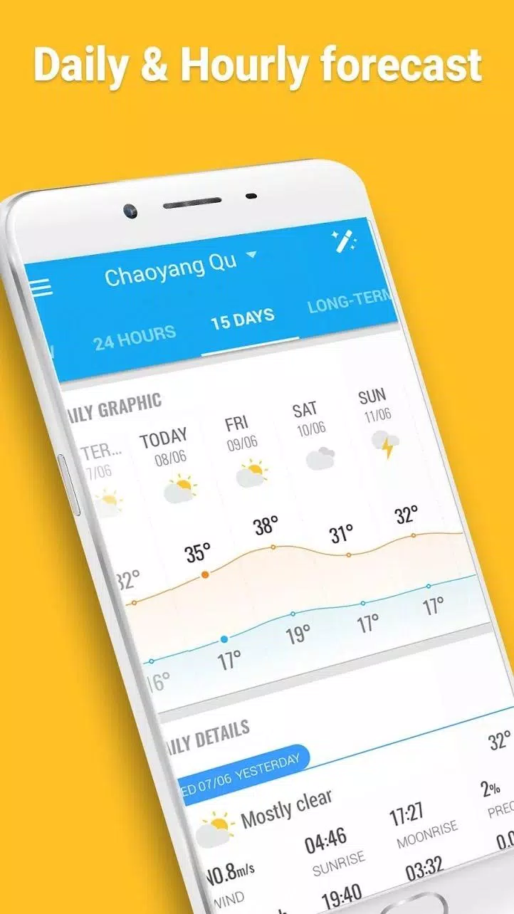 Amber Weather Captura de tela 3