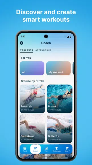 Swim.com: Workouts & Tracking Captura de pantalla 3