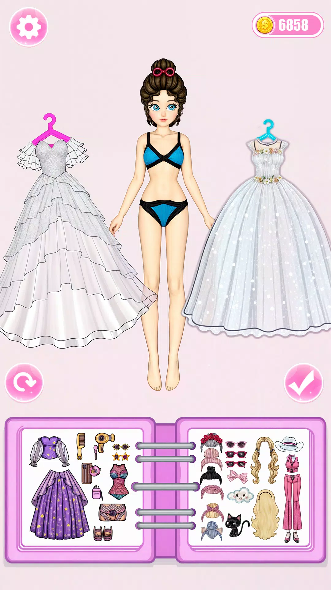 Paper Doll: Dress Up DIY Game Скриншот 2