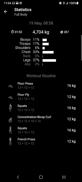 Kettlebell Home Workout Captura de pantalla 2