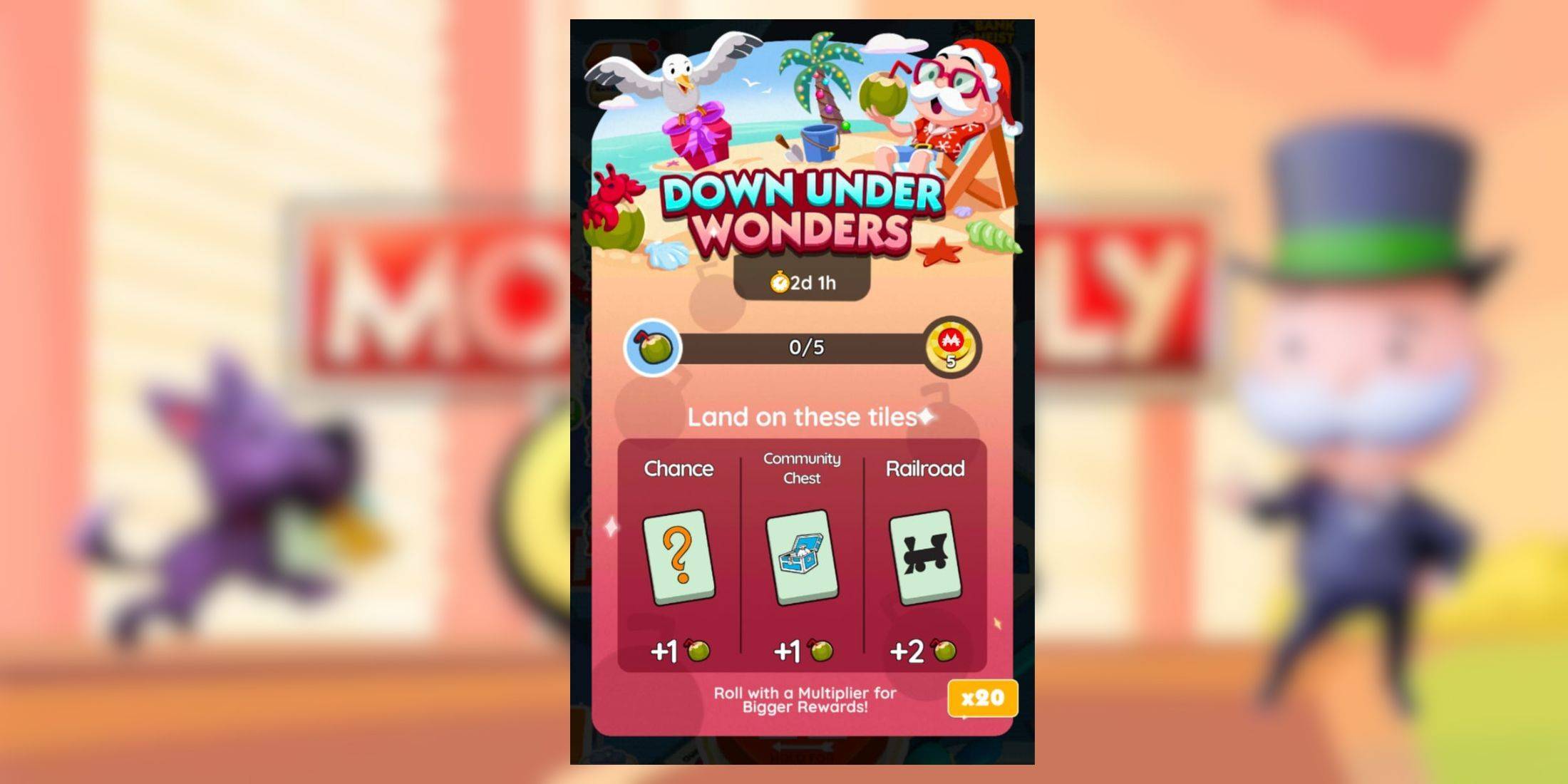 Monopoly GO: Down Under Wonders Rewards And Milestones