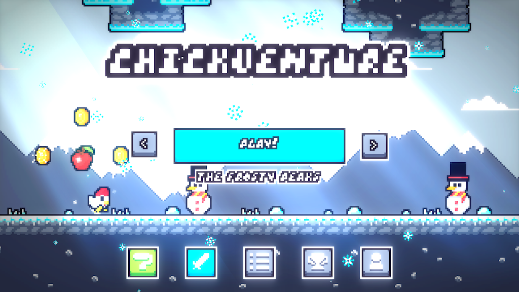 Chickventure: A Runner Game Capture d'écran 2