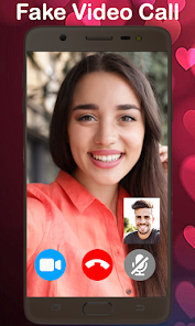 Fake Video Call - Fake Video Call GirlFriend Captura de tela 1