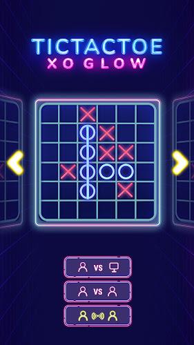 Tic Tac Toe - XO Glow 스크린샷 4