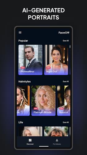 FaceOff: AI Headshot, FaceSwap スクリーンショット 1