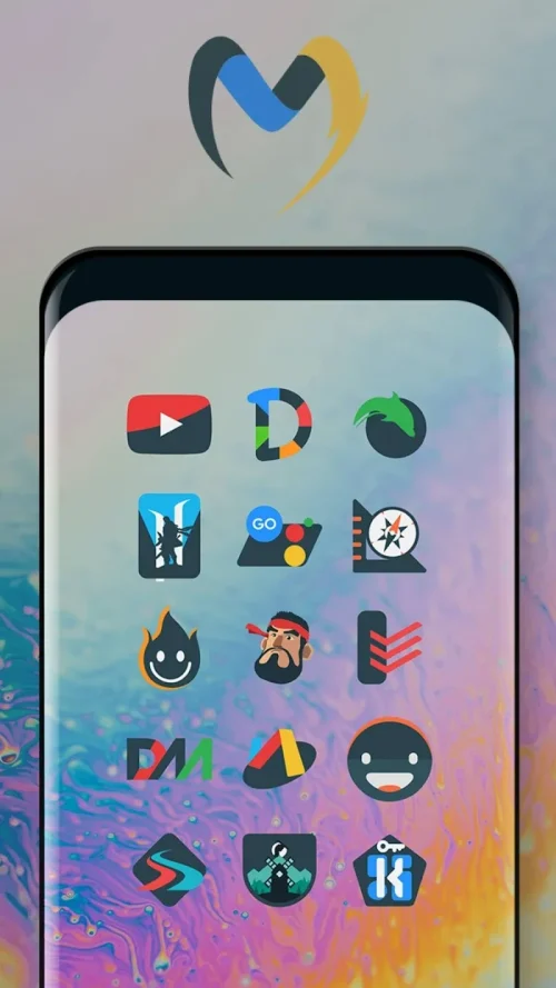 Material UI Dark Icon Pack स्क्रीनशॉट 3