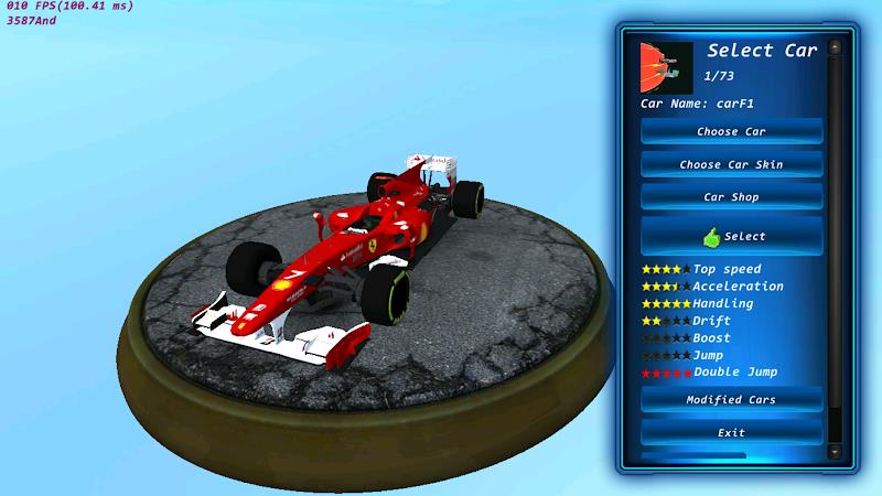 TrackRacing Online Скриншот 3