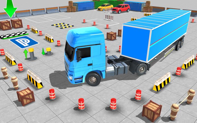 Real Euro Truck Parking Games Скриншот 3