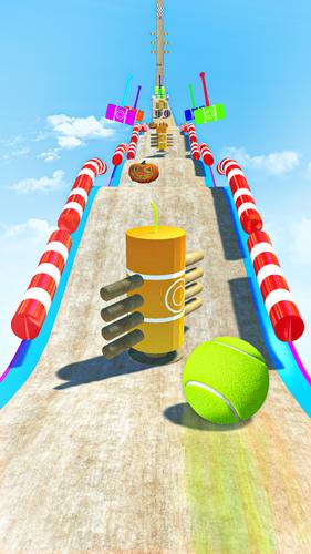 3D Sky Rolling Going Ball Game Captura de tela 4