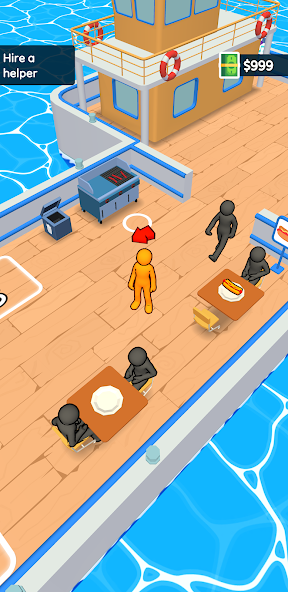 Boat Venture: Idle Manager Mod Captura de pantalla 1