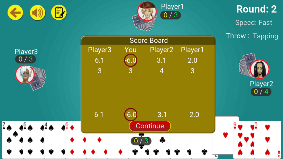 Call break : Offline Card Game Capture d'écran 4