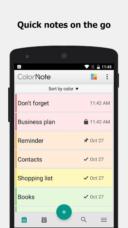 ColorNote Notepad Notizen Screenshot 1