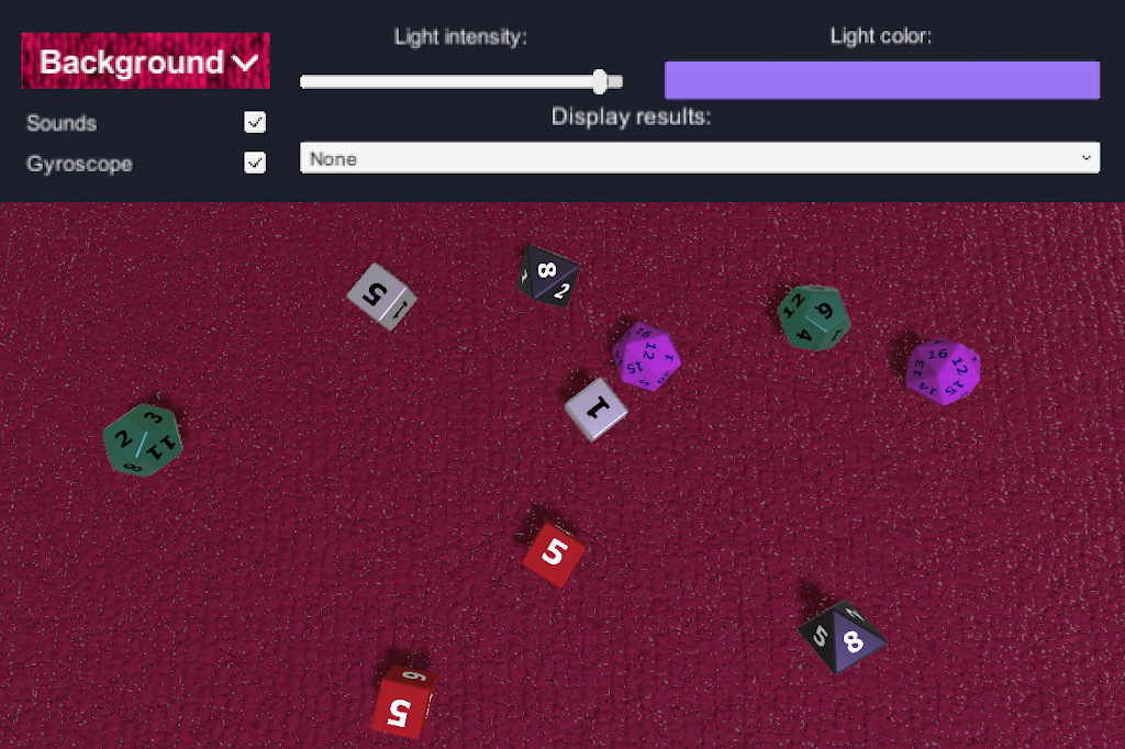 Dice Roller Free by One Trick Pony Captura de pantalla 3