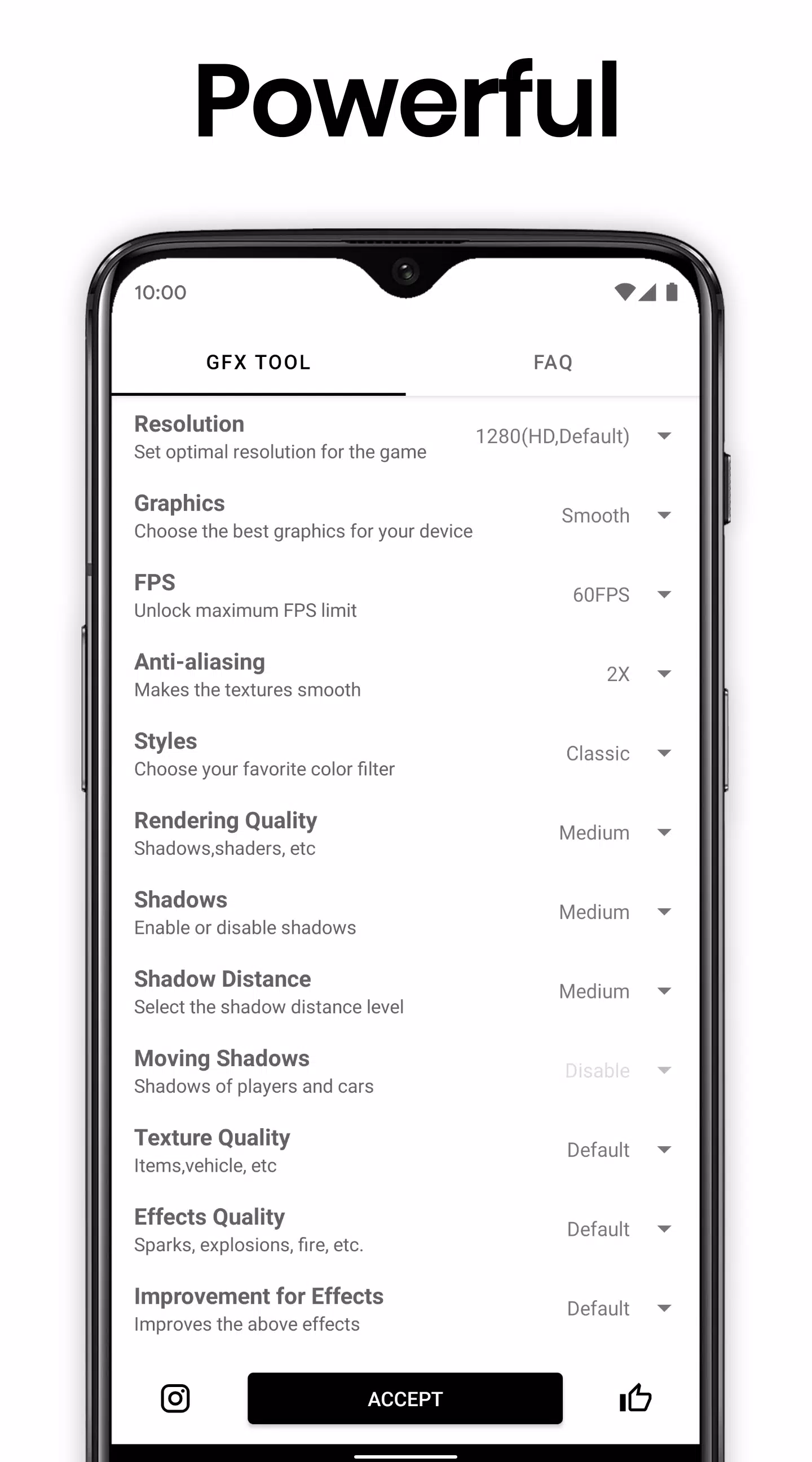 GFX Tool: Launcher & Optimizer Captura de tela 2