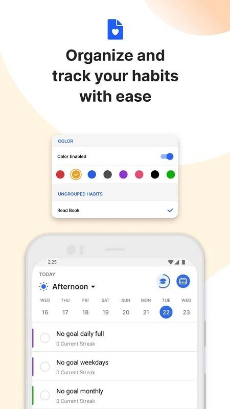 Habitify: Daily Habit Tracker Capture d'écran 3