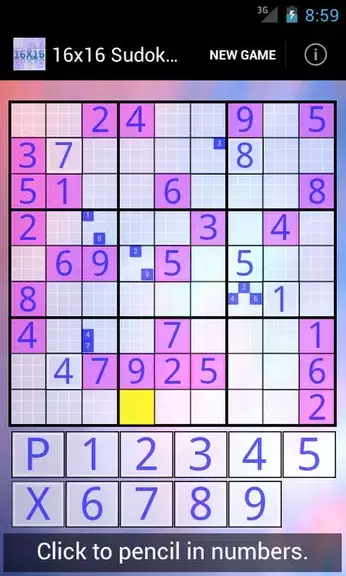 16x16 Sudoku Challenge HD स्क्रीनशॉट 2