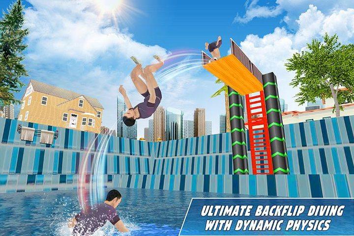 Backflip Challenge:Stunt Games Screenshot 2