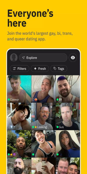 Grindr - 基友聊天、见面、约会的社交网络应用截图第1张