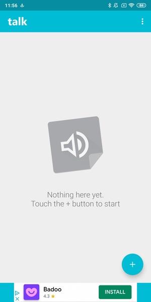 Talk: Text to Voice Screenshot 1