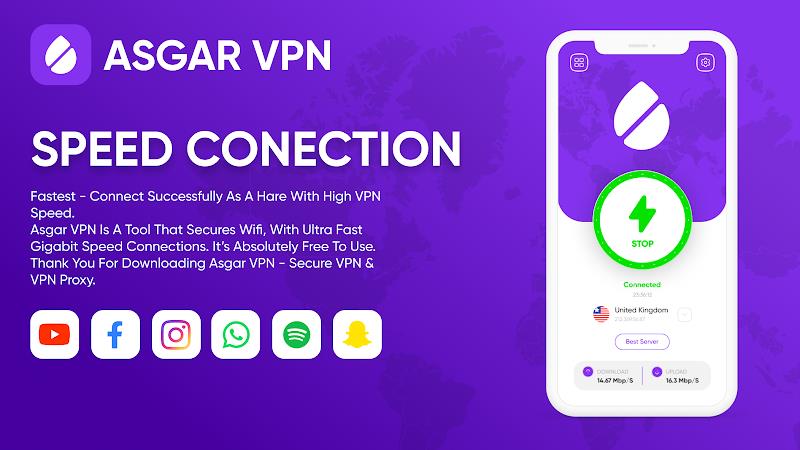 Asgar VPN Captura de tela 2