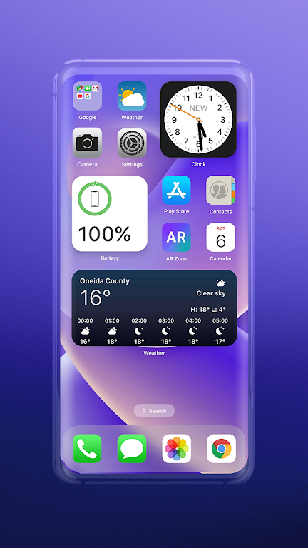 Widgets: ios 17 theme Captura de tela 1