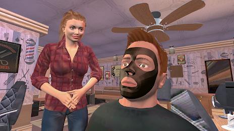 Barber Shop-Hair Cutting Game Captura de pantalla 2