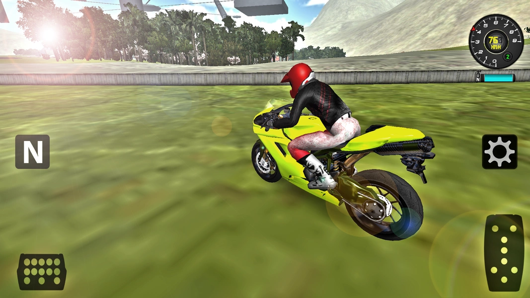 Motorbike Damage Racing स्क्रीनशॉट 1