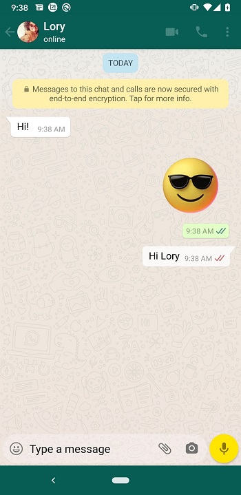 WhatsApp Messenger Screenshot 1