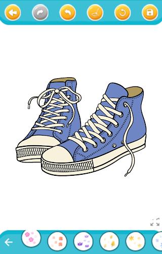 coloring sneakers Screenshot 2