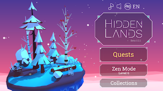 HIDDEN LANDS - Visual Puzzles Captura de pantalla 1