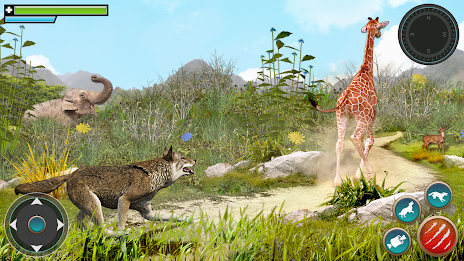 Wild Wolf Games: Animal Sim 3D應用截圖第1張