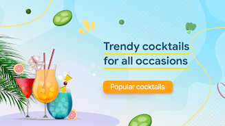Aplicación de recetas cócteles Captura de pantalla 1