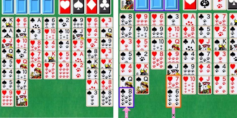 O clássico jogo de cartas FreeCell chega ao Android!