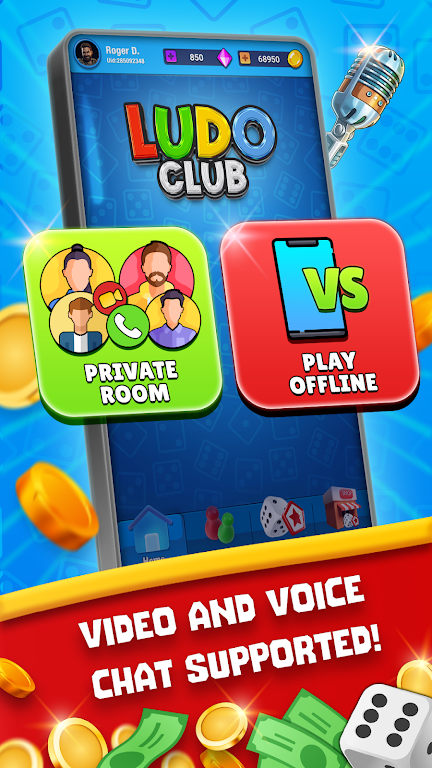 Ludo Club: Online Dice Game 스크린샷 1