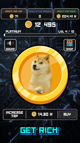 Crypto Clicker Doge Coin Idle应用截图第4张