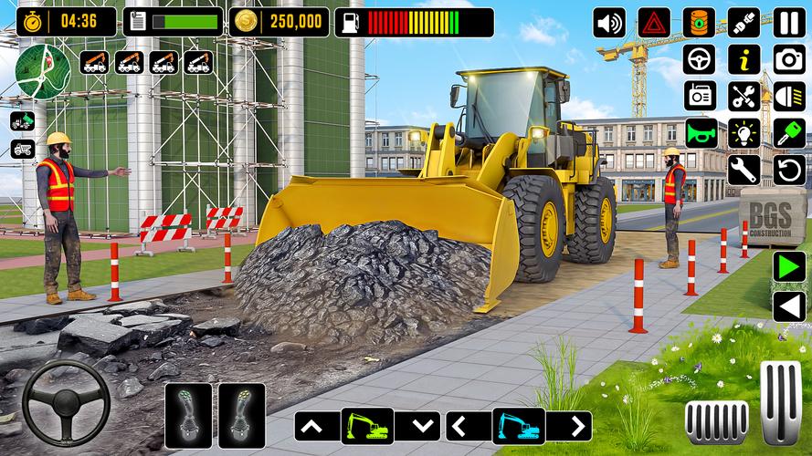City Road Construction Games स्क्रीनशॉट 2