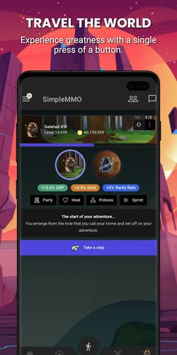 SimpleMMO (MMORPG - PVP - RPG) Capture d'écran 1