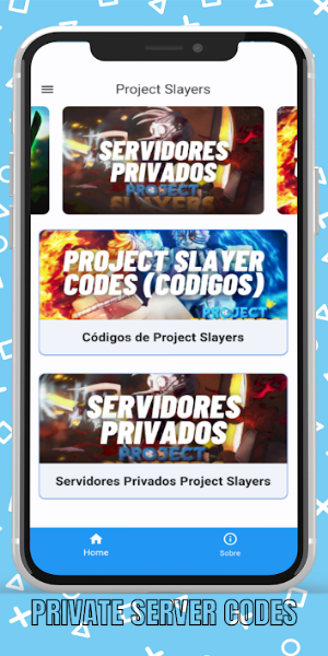 Project Slayers Codes Privados 스크린샷 3