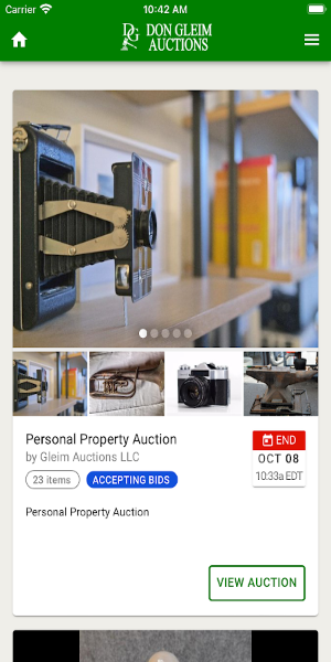 Don Gleim Auctions应用截图第3张