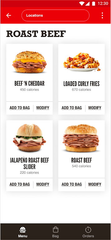 Arby's Fast Food Sandwiches スクリーンショット 2