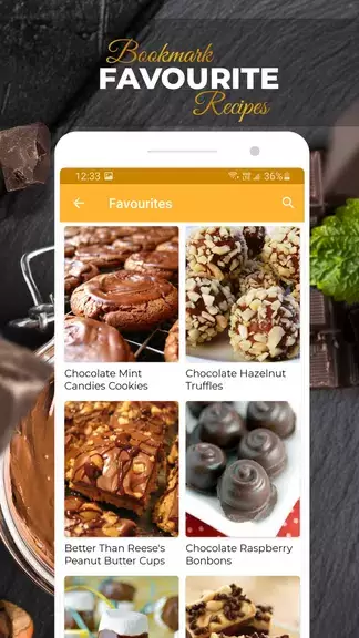 Recettes de chocolat Capture d'écran 3